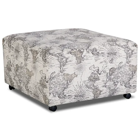 Square Cocktail Ottoman